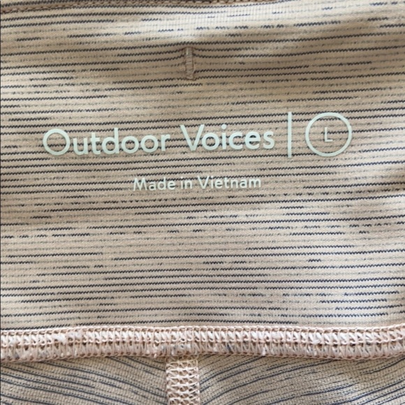 Outdoor Voices Tech Sweat 3/4 Leggings in Beach pink - Picture 11 of 13